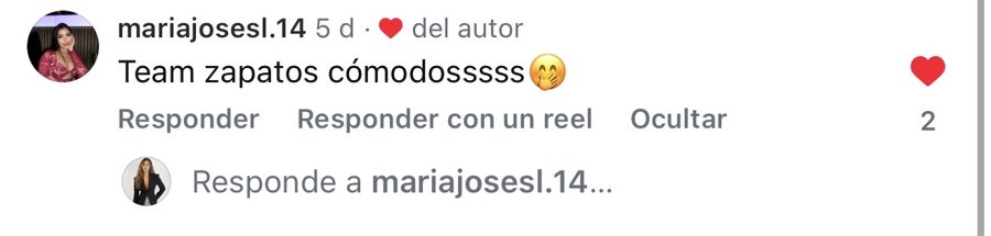 Comentario: Team zapatos cómodossss